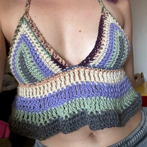 Pastel princess crochet top - Picture 1 of 3